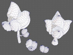 trees cartoon v08 3D Model