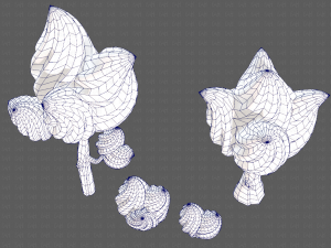 trees cartoon v08 Modelo 3D