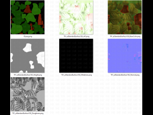 trees cartoon v08 Modelo 3D