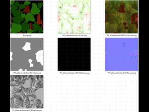 trees cartoon v08 3D Model