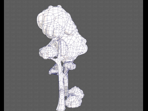 trees cartoon v09 Modelo 3D
