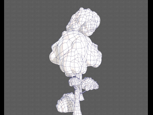 trees cartoon v09 Modelo 3D