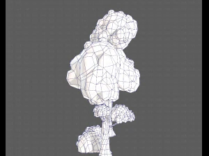 trees cartoon v09 3D Model