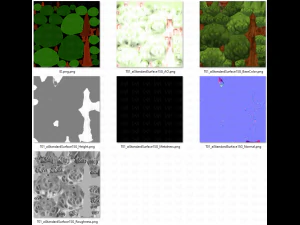 trees cartoon v09 3D Model