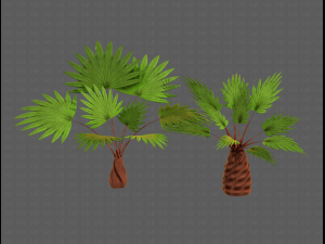 trees cartoon v10 3D Model