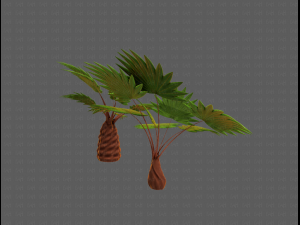 trees cartoon v10 3D Model