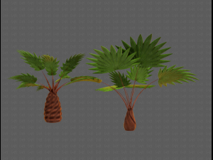 trees cartoon v10 3D Model