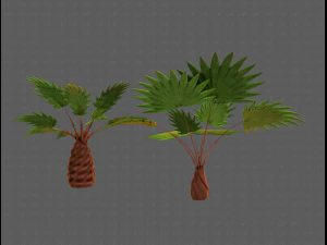 trees cartoon v10 3D Model