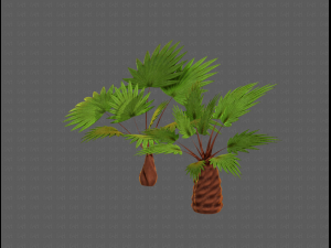 trees cartoon v10 3D Model