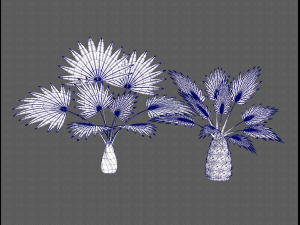 trees cartoon v10 3D Model