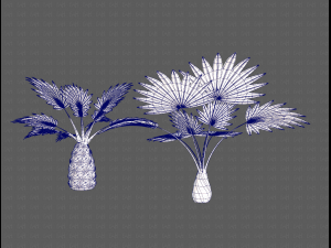 trees cartoon v10 3D Model