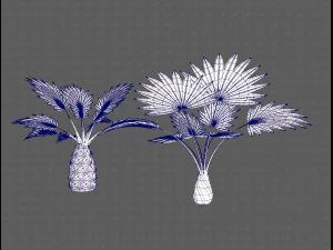 trees cartoon v10 3D Model
