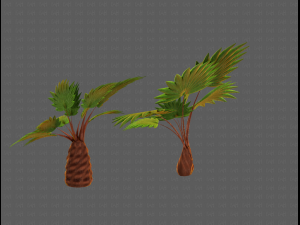 trees cartoon v10 3D Model
