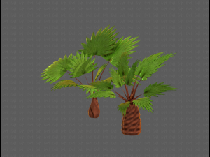 trees cartoon v10 3D Model