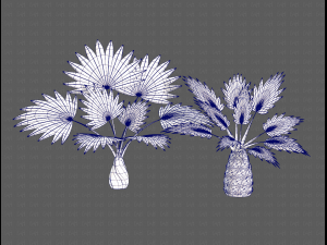 trees cartoon v10 3D Model