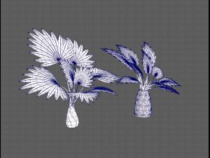 trees cartoon v10 3D Model