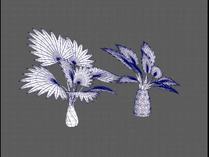 trees cartoon v10 3D Model