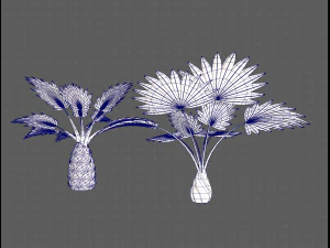 trees cartoon v10 3D Model