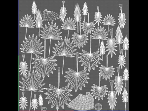 trees cartoon v10 3D Model