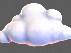 clouds cartoon v01 3D मॉडल