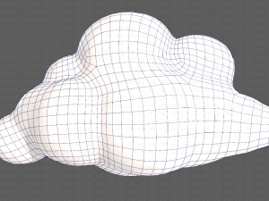 clouds cartoon v01 3D मॉडल