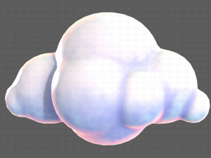 clouds cartoon v01 3D मॉडल