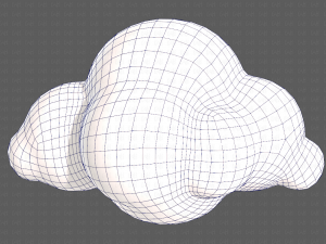 clouds cartoon v01 3D मॉडल