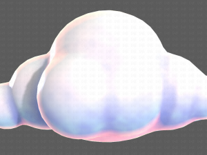 clouds cartoon v01 3D मॉडल