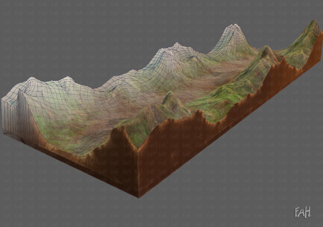 terrain v03 3Dモデル .c4d .max .obj .3ds .fbx .stl .blend 