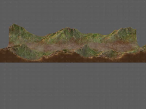 Gel&auml;nde v03 3D Modell