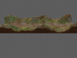 Gel&auml;nde v03 3D Modell