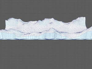Gel&auml;nde v03 3D Modell