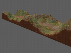 terrain v03 3Dモデル