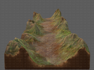 terrain v03 3Dモデル