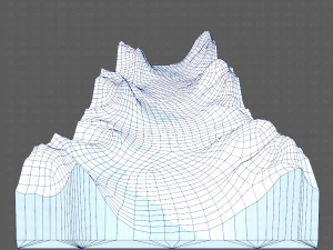 Gel&auml;nde v03 3D Modell