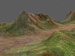 Gel&auml;nde v03 3D Modell
