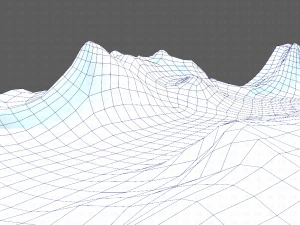 Gel&auml;nde v03 3D Modell