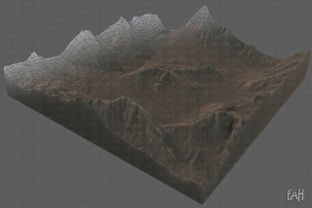 terrain v04 3Dモデル .c4d .max .obj .3ds .fbx .stl .blend 