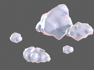 clouds cartoon v02 3D मॉडल