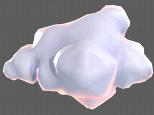 cartone animato nuvole v02 Modello 3D