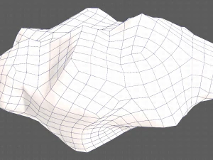 cartone animato nuvole v02 Modello 3D