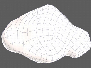 cartone animato nuvole v02 Modello 3D