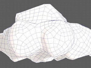 cartone animato nuvole v02 Modello 3D