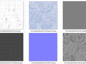 cartone animato nuvole v02 Modello 3D