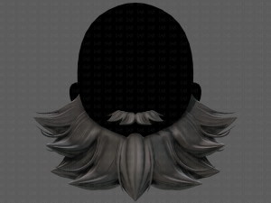 beard v16 3Dモデル