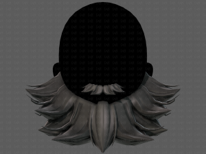 beard v16 3Dモデル