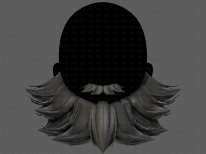 barba v16 Modello 3D