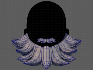 beard v16 3Dモデル