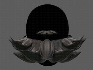 beard v16 3Dモデル