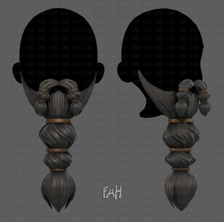 barba v17 Modello 3D .c4d .max .obj .3ds .fbx .stl .blend 